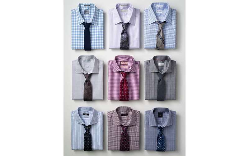 ست کراوات با پیراهن چهارخانه
