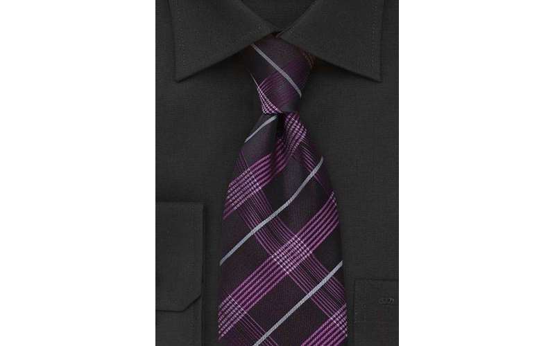 ست کراوات با پیراهن مشکی