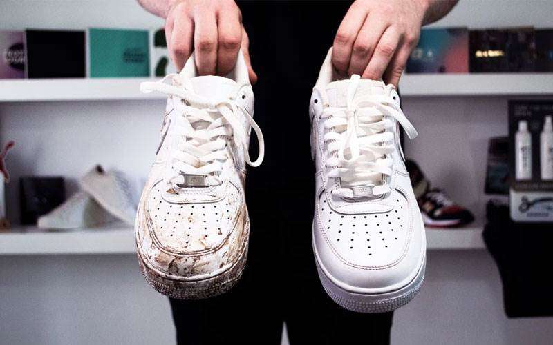 تمیز کردن کفش سفید با روش های کاملا تضمینی و آسان