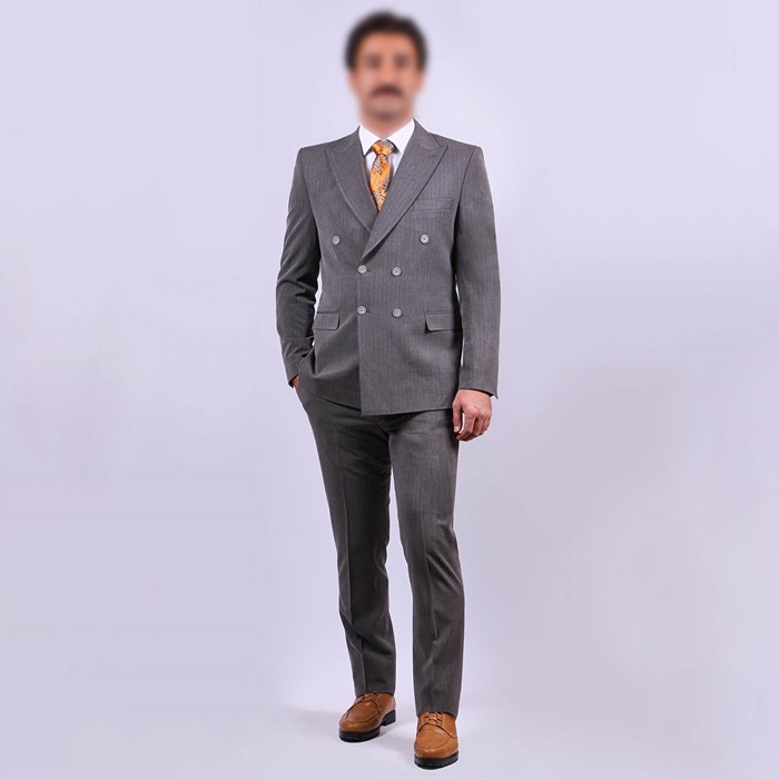 کت و شلوار مدل دیپلمات شش دکمه Six-button diplomat model suit